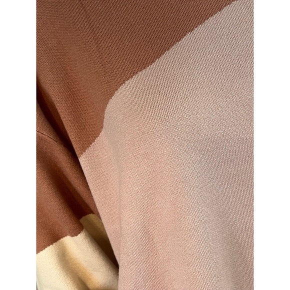 POLAGRAM Color block oversized top S M L - Picture 3 of 4